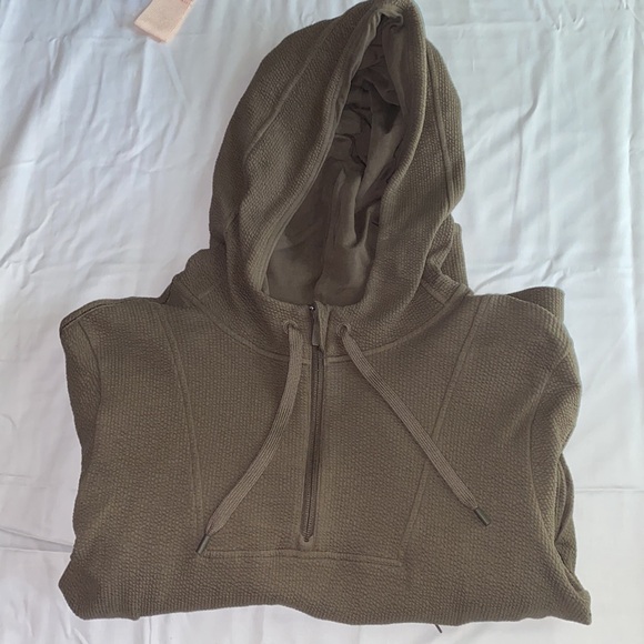 Textured Half Zip Hoodie - Picture 4 of 6